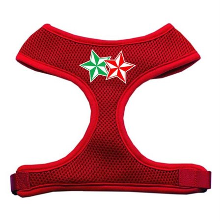 UNCONDITIONAL LOVE 70-52 XLRD Double Holiday Star Screen Print Mesh Harness Red Extra Large UN806217